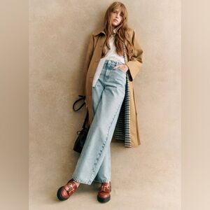 Sézane - Clyde Coat in Camel color (Size 38/6)